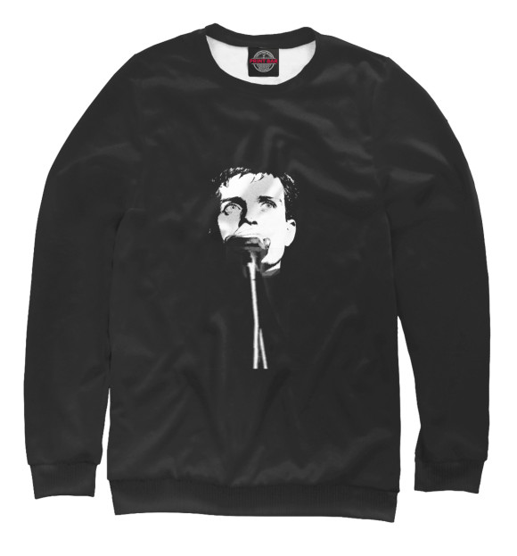 Свитшот для мальчиков с изображением Ian Curtis цвета Белый