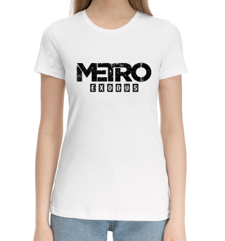 Хлопковая футболка для девочек Metro Exodus
