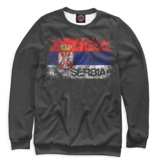 Женский свитшот Serbia