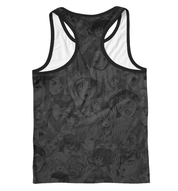 Мужская майка-борцовка с изображением Hentai цвета Белый