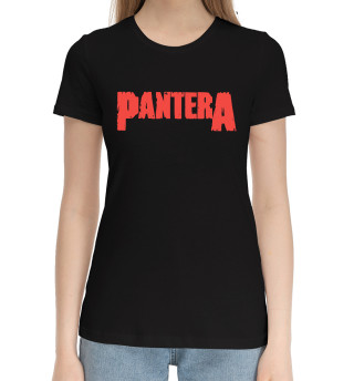 Хлопковая футболка для девочек Pantera