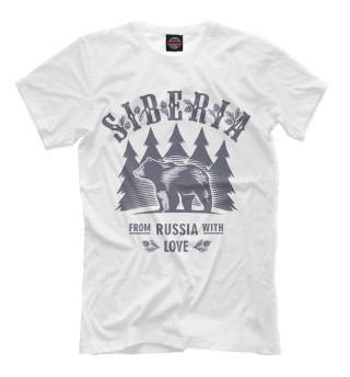 Мужская футболка Сибирь