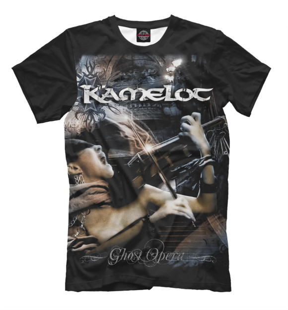 Футболка для мальчиков с изображением Kamelot цвета Белый
