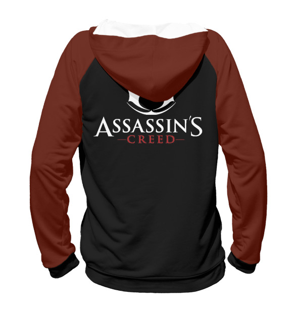 Женское худи с изображением Assassin's creed цвета Белый