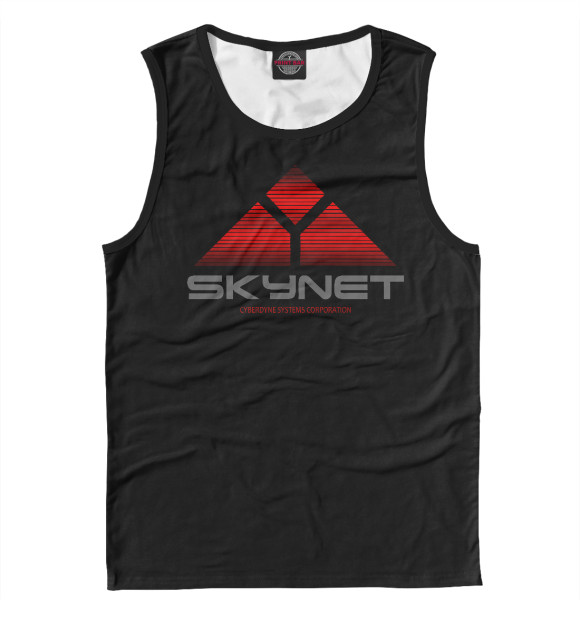Майка для мальчика с изображением Skynet цвета Белый