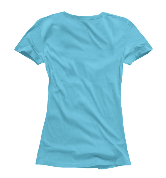 Женская футболка с изображением Разноцветное РИО цвета Белый