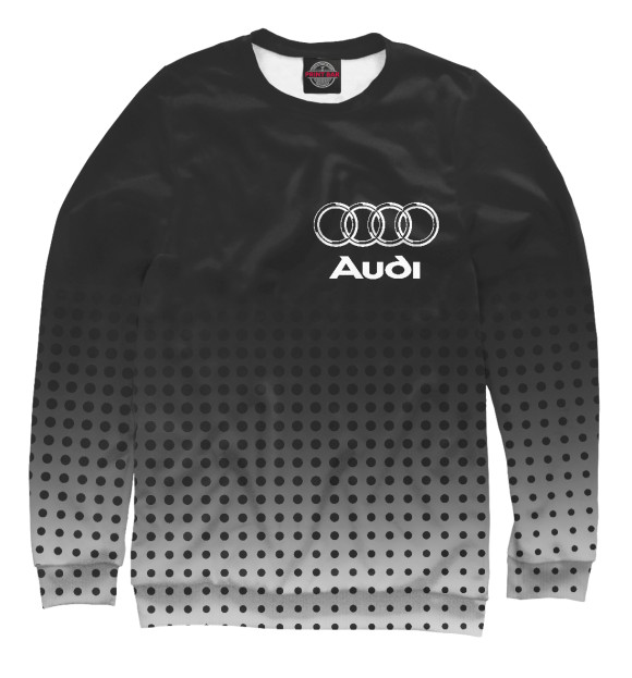 Свитшот для мальчиков с изображением Audi цвета Белый