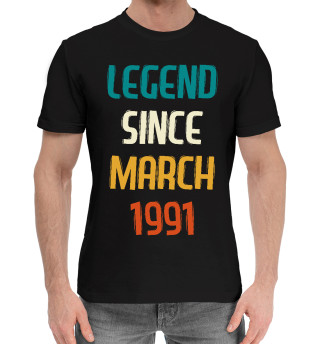 Хлопковая футболка для мальчиков Legend Since March 1991