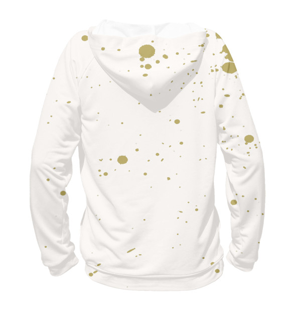 Женское худи с изображением Evolution billard цвета Белый