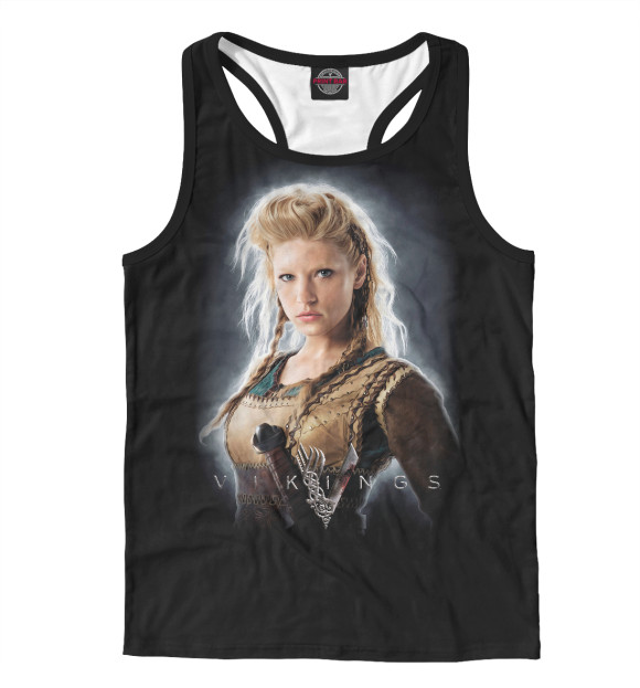 Мужская майка-борцовка с притом Лагерта цвета Белый Мужская майка-борцовка с изображением Лагерта цвета Белый