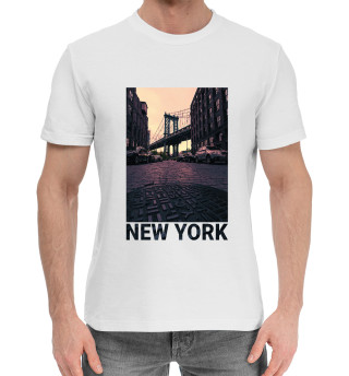 Мужская хлопковая футболка New York