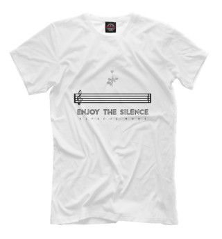 Мужская футболка Enjoy the silence