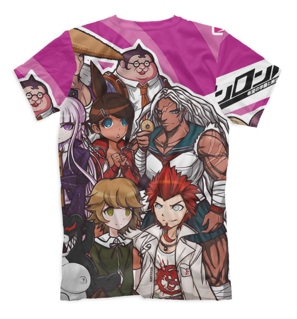 Футболка для мальчиков с изображением Danganronpa цвета Белый