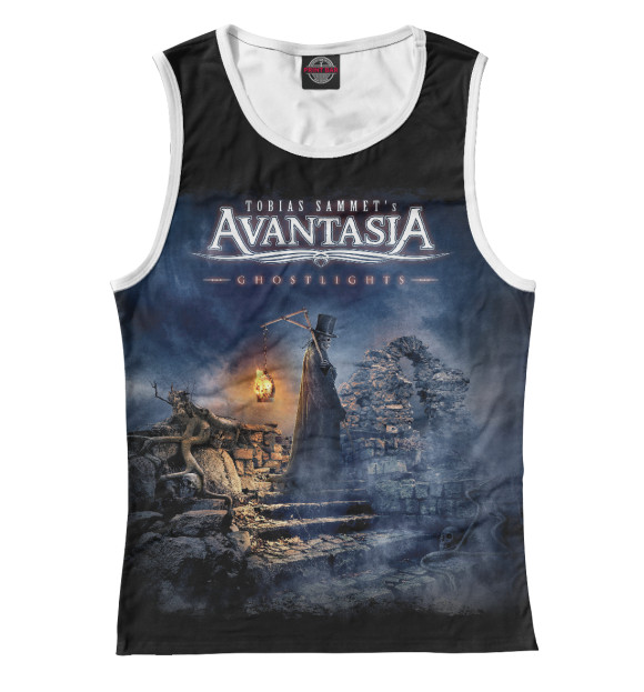 Майка для девочки с изображением Avantasia цвета Белый