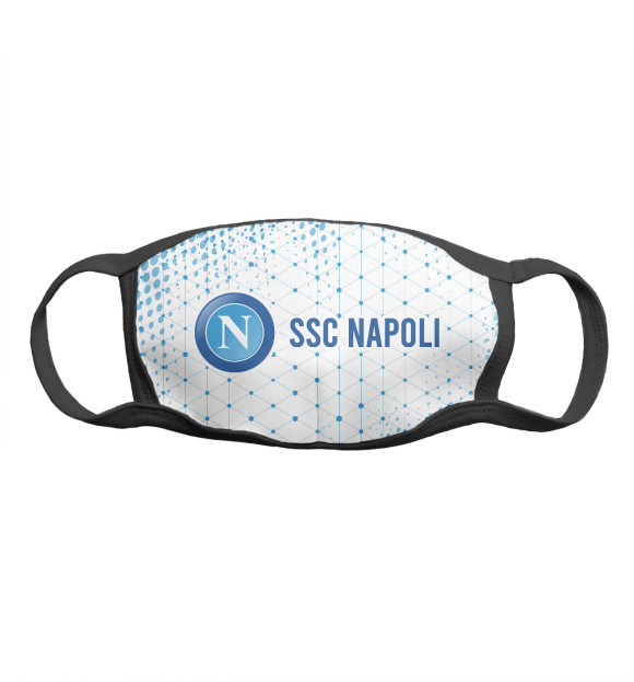 Маска тканевая с изображением SSC Napoli / Наполи цвета Белый