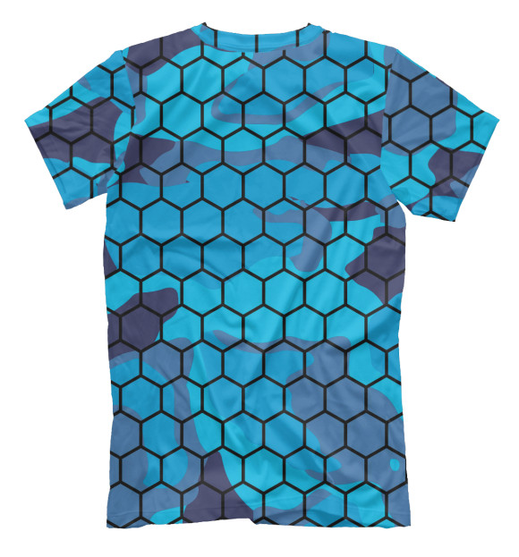 Мужская футболка с изображением ГРОМ GROM Brawl Stars цвета Белый