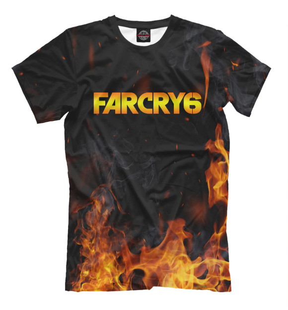 Мужская футболка с изображением FARCRY | ФАРКРАЙ цвета Белый