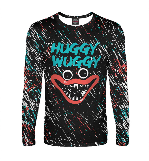 Мужской лонгслив с изображением Poppy Playtime цвета Белый