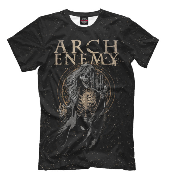 Мужская футболка с изображением Arch Enemy цвета Белый