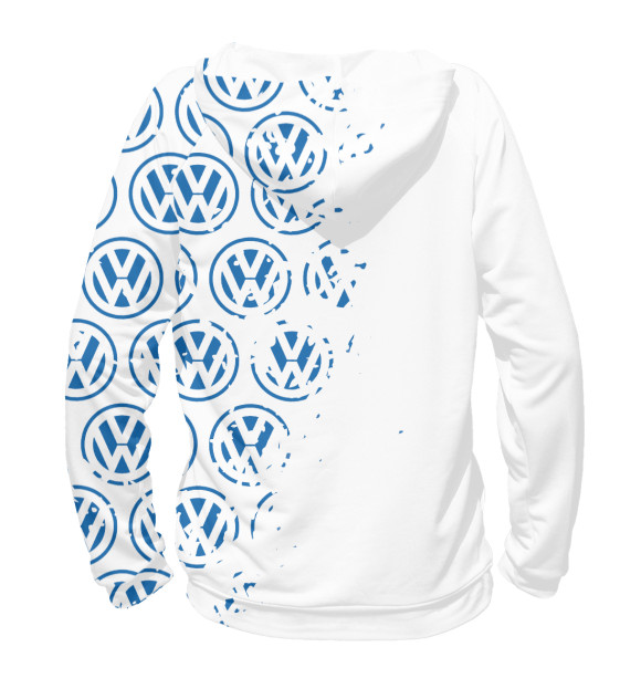 Женское худи с изображением Volkswagen цвета Белый