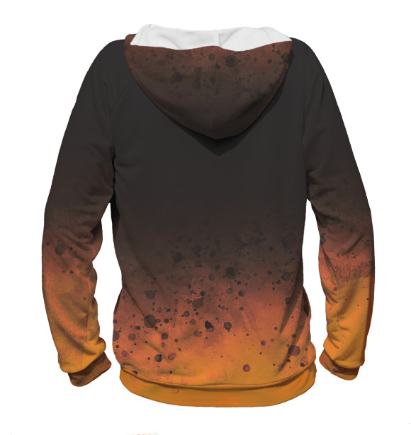 Мужское худи с изображением Живёшь в сверхдержаве - сверхдержись цвета Белый