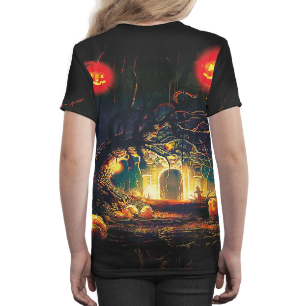 Футболка для девочек с изображением Ведьмы не стареют цвета Белый