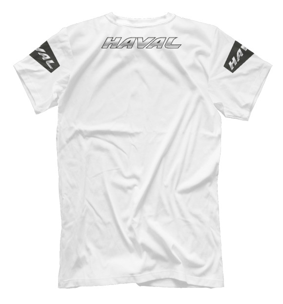 Мужская футболка с изображением Haval цвета Белый