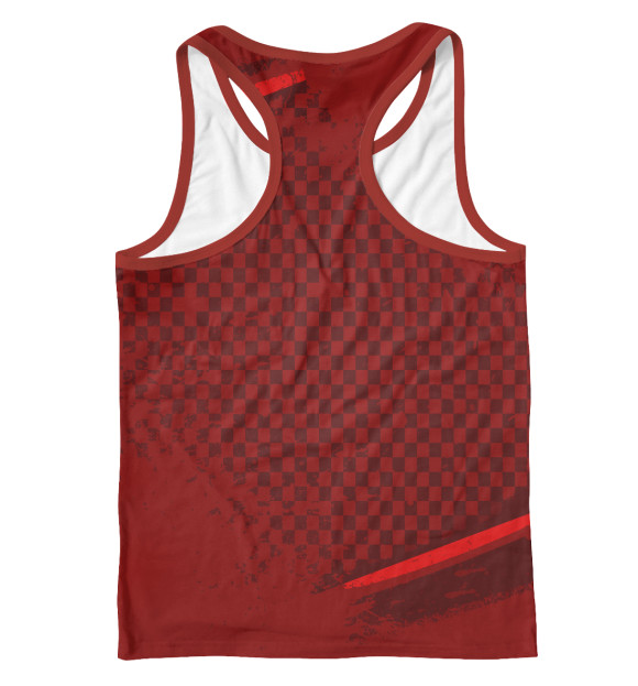 Мужская майка-борцовка с изображением Porsche / Спорт кар цвета Белый