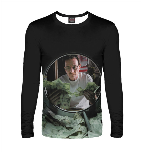 Мужской лонгслив с изображением Breaking Bad цвета Белый