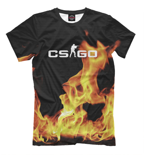 Футболка для мальчиков с изображением CS:GO цвета Белый