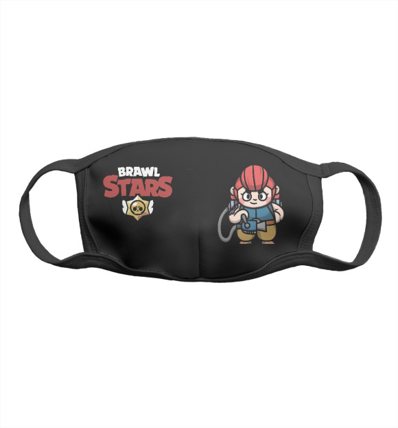 Маска тканевая с изображением Brawl Stars Pam цвета Белый