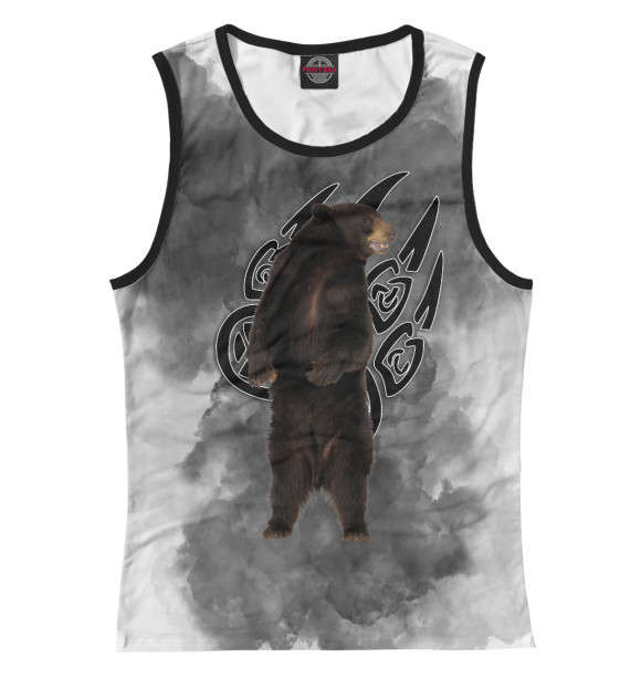 Майка для девочки с изображением Не буди лихо \ Велес цвета Белый