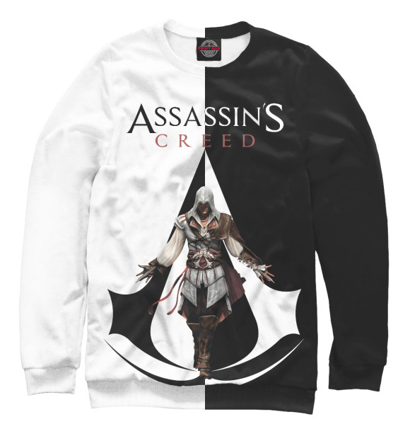 Свитшот для девочек с изображением Assassin's Creed цвета Белый