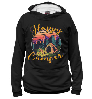 Худи для девочки Happy camper