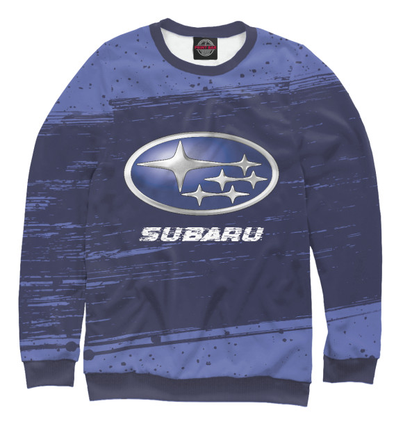 Свитшот для мальчиков с изображением Subaru | Subaru цвета Белый