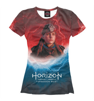 Женская футболка Horizon Forbidden West Fire