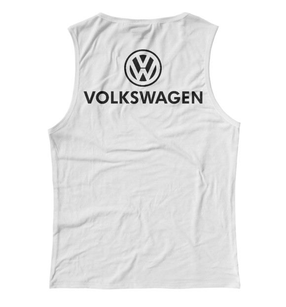 Женская майка с изображением Volkswagen цвета Белый