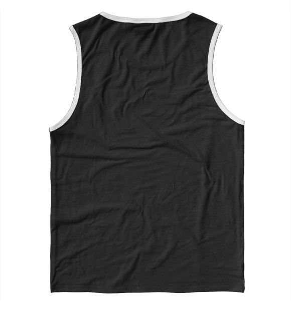 Мужская майка с изображением Horny Shirt цвета Белый