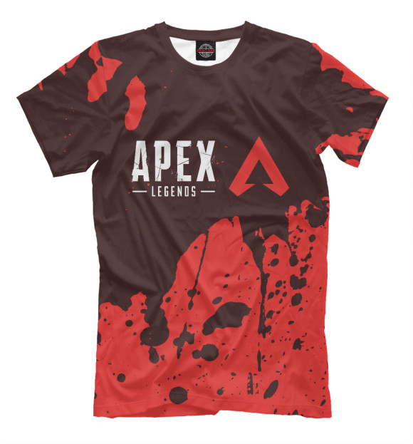 Мужская футболка с изображением Apex Legends / Апекс Легенд цвета Белый