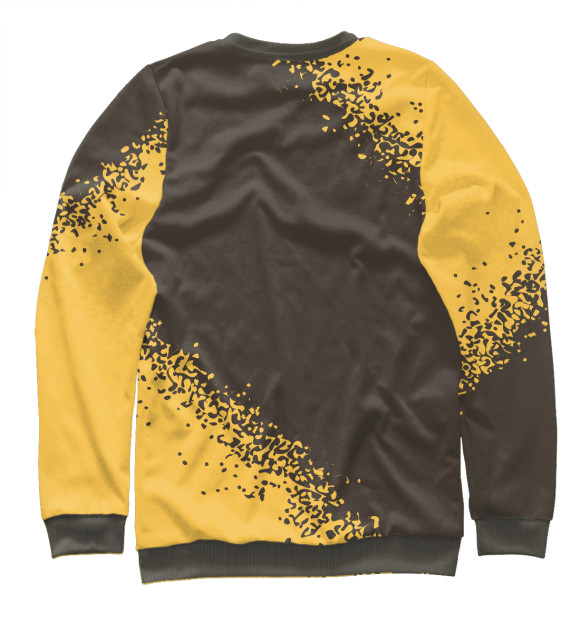 Мужской свитшот с изображением СССР - Серп и Молот цвета Белый