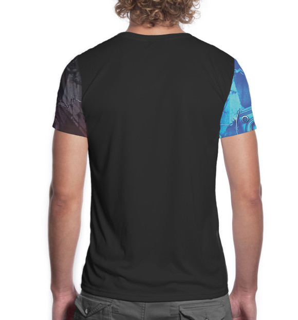 Мужская футболка с изображением Marmok цвета Белый