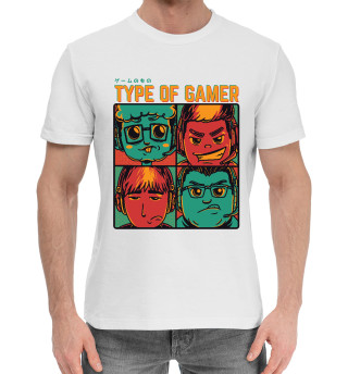 Хлопковая футболка для мальчиков Type of gamer