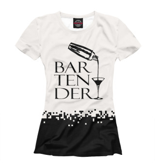 Женская футболка Bartender