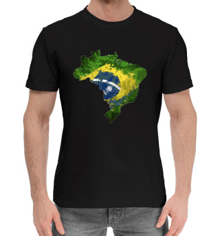 Хлопковая футболка для мальчиков Brasil