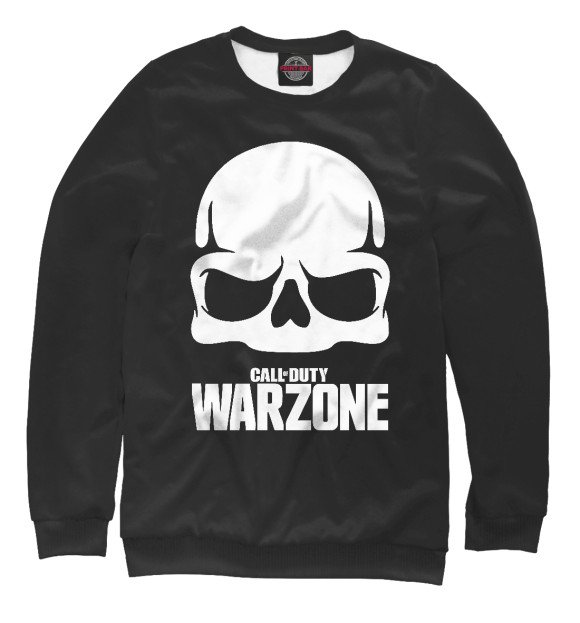 Мужской свитшот с изображением Call of Duty Warzone цвета Белый
