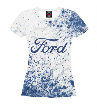 Женская футболка Ford - Взрыв