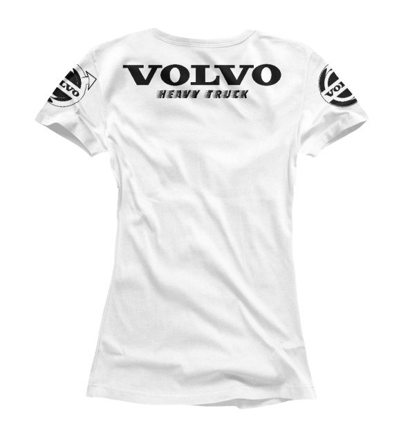 Женская футболка с изображением Volvo цвета Белый