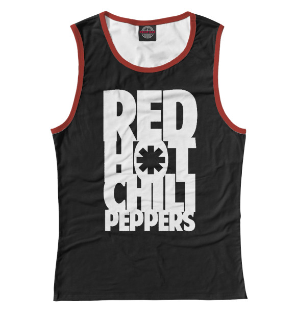 Майка для девочки с изображением Red Hot Chili Peppers цвета Белый