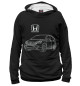 Женское худи Honda / Хонда