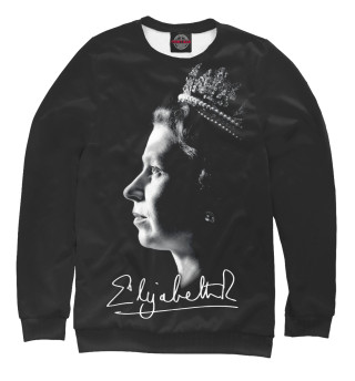 Свитшот для девочек Королева Елизавета II автограф
